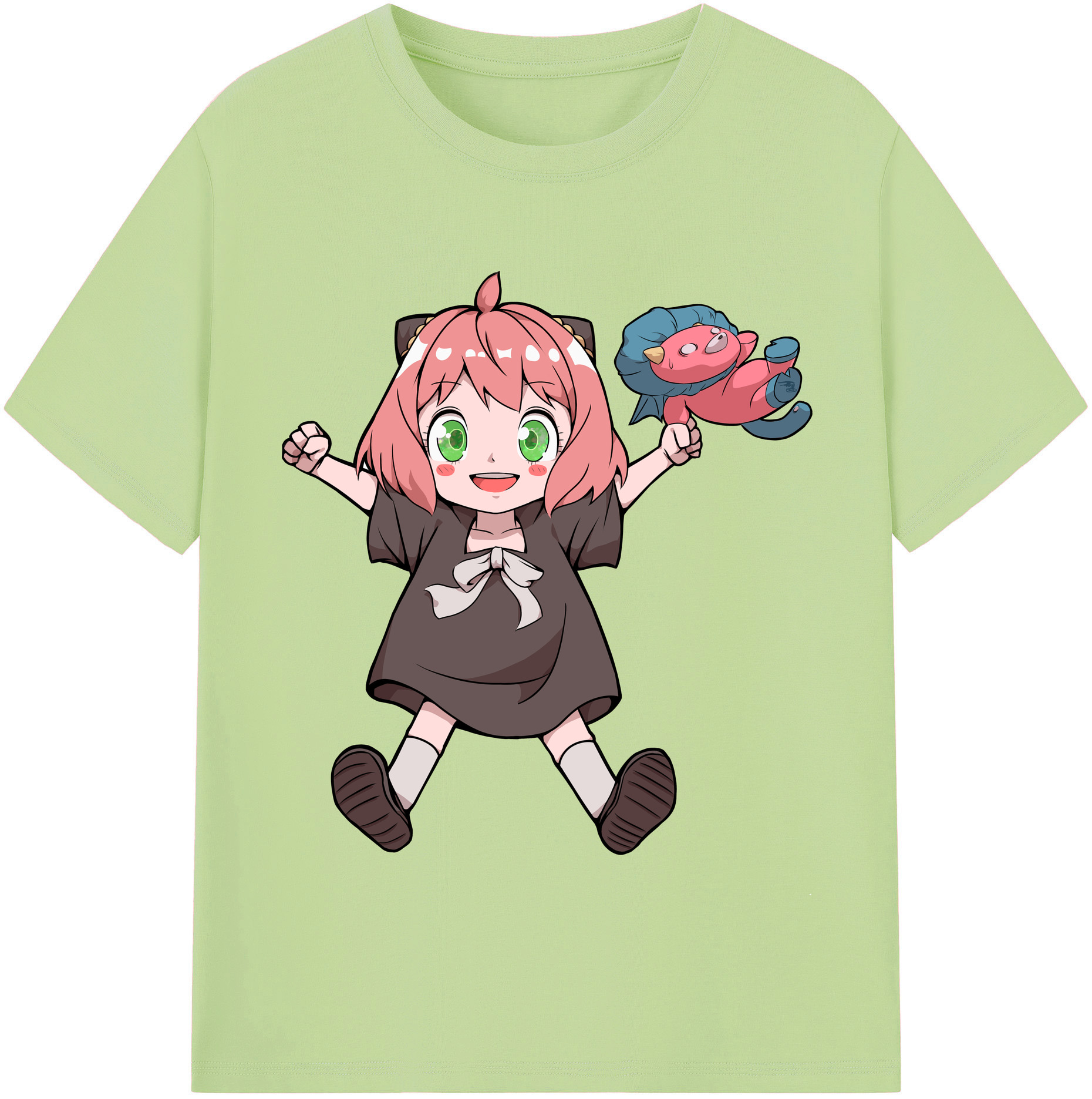 （画像用） SPY×FAMILY间谍家家酒 綿100％半袖Tシャツ（フロントプリント）